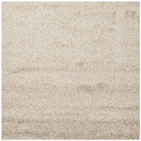 Safavieh Santa Monica Shag Power Loomed Square Area Rug, Beige - 6 Ft.-7 In. X 6 Ft.-7 In. SGN725-1313-7SQ